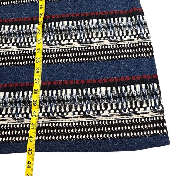 Monroe & Main Dress Womens Size L Blue Red Black Soft Stretchy Knit Sheath Y2K - Picture 10 of 10